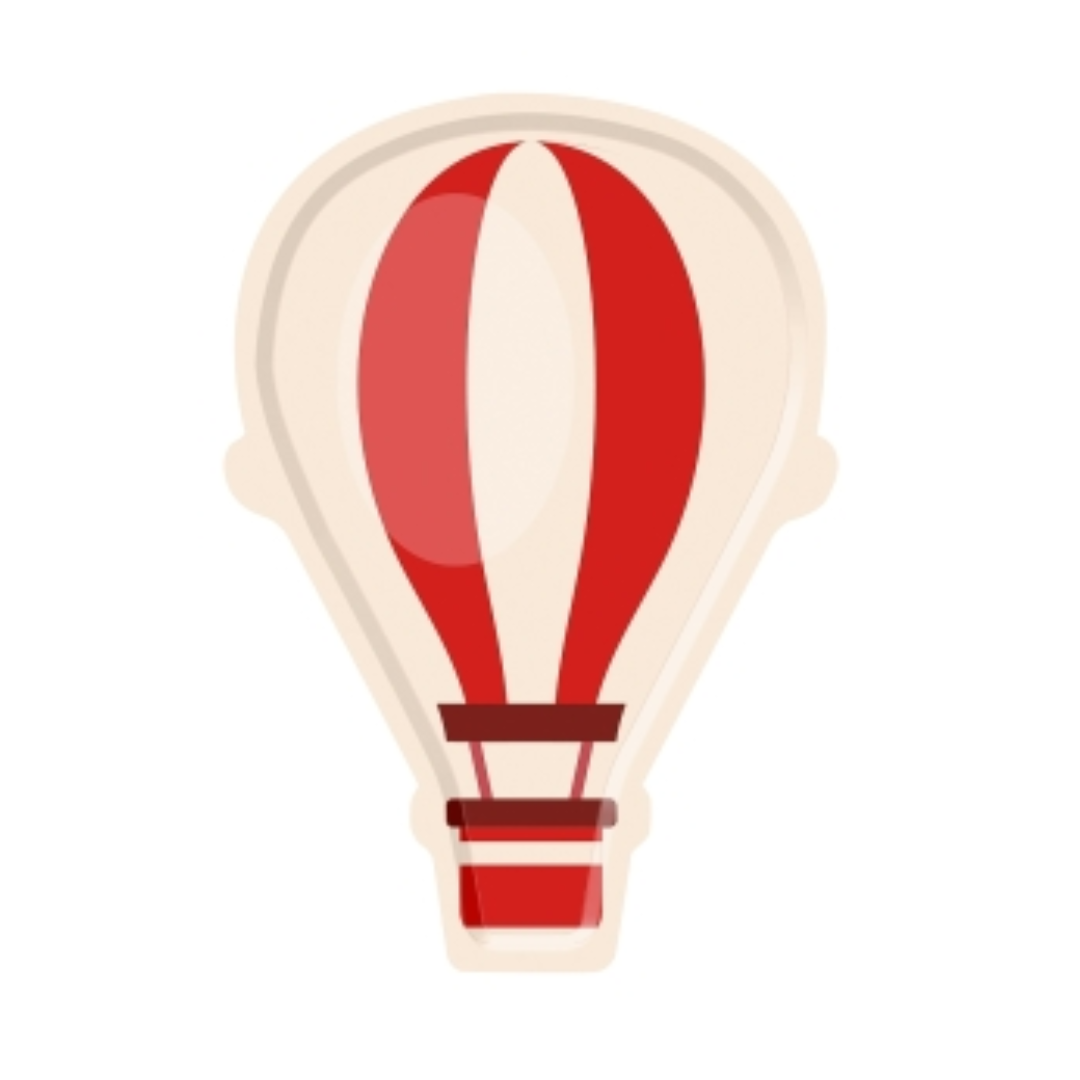 Platos Globo Aerostático (8 pzas)