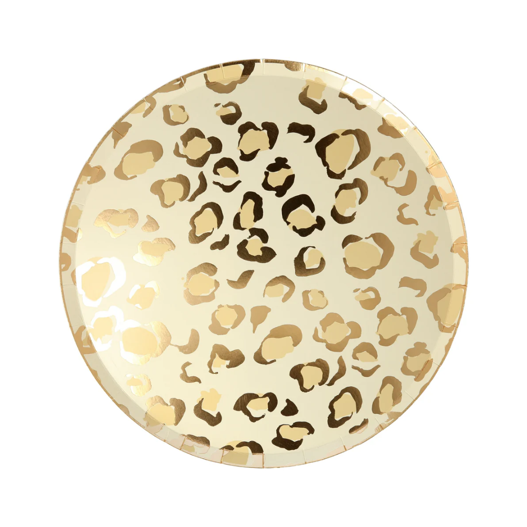 PLATO SAFARI PRINT LEOPARDO-GRANDE