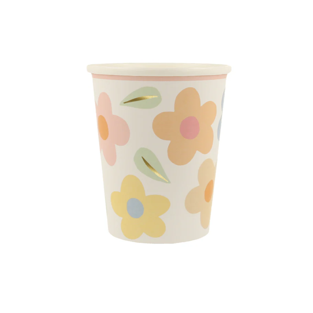 Vasos Flower Pop  (8 pzas)
