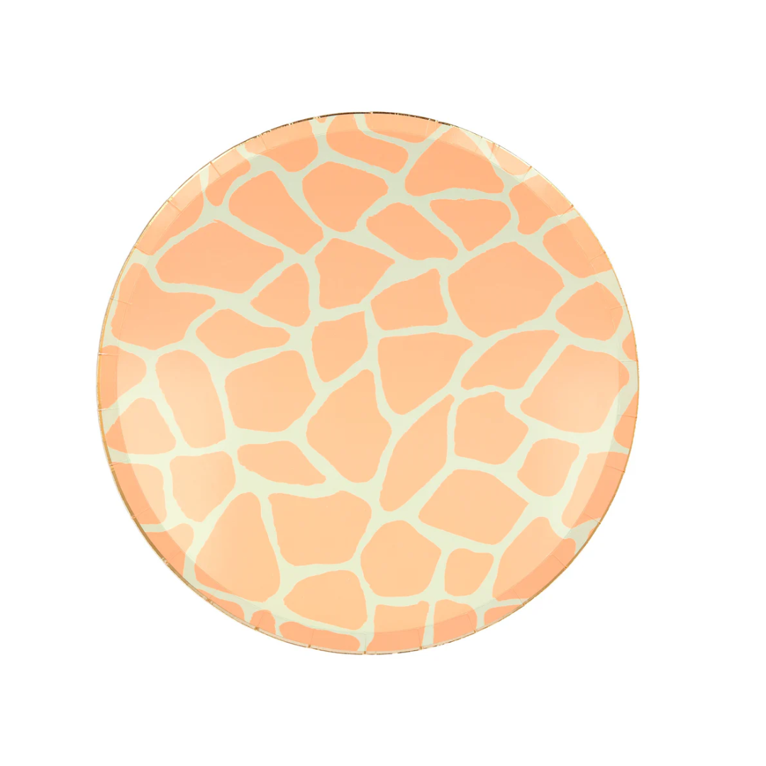 PLATO  SAFARI PRINT JIRAFA- GRANDE