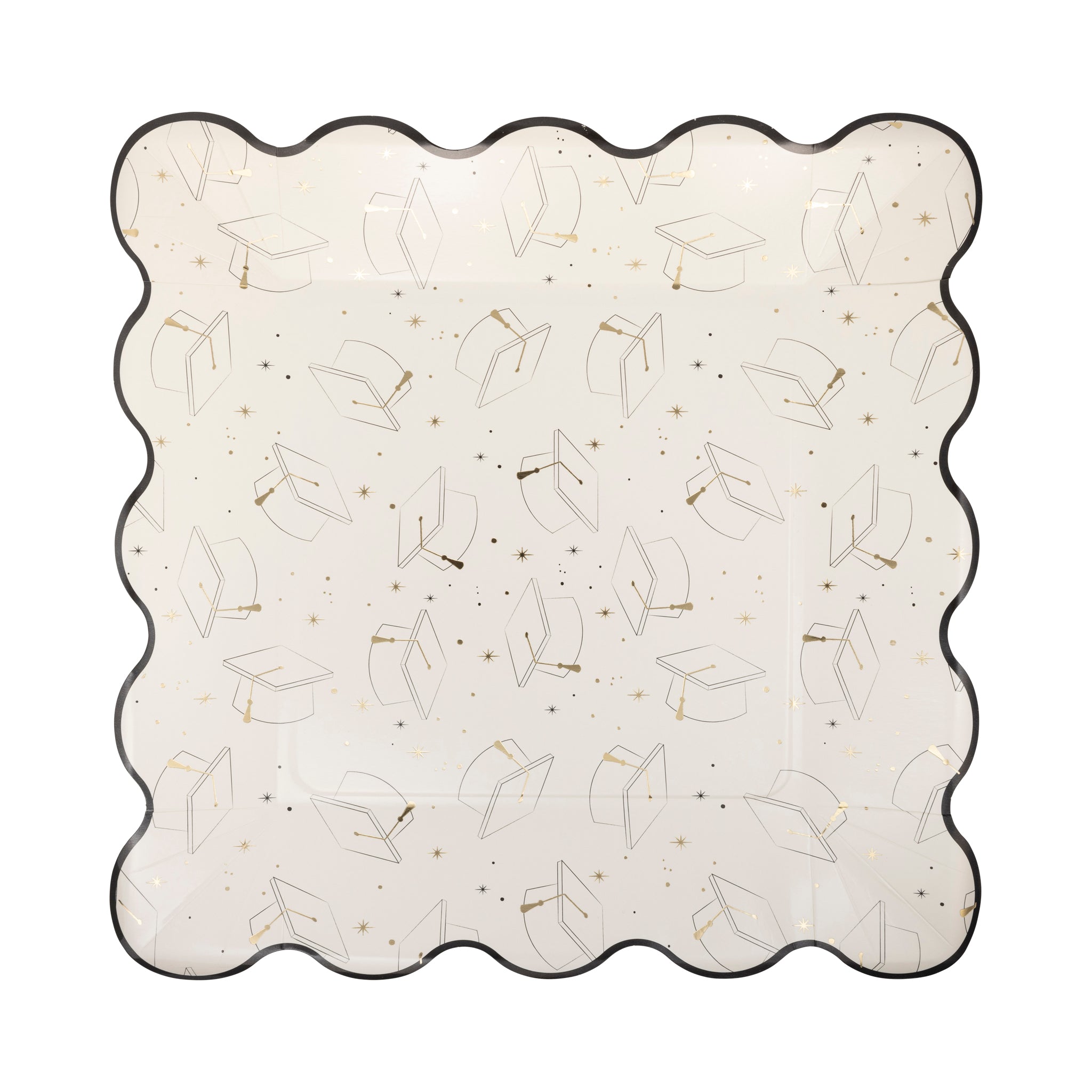 Plato Birretes Cheers, Grad! ( 8 pzas)