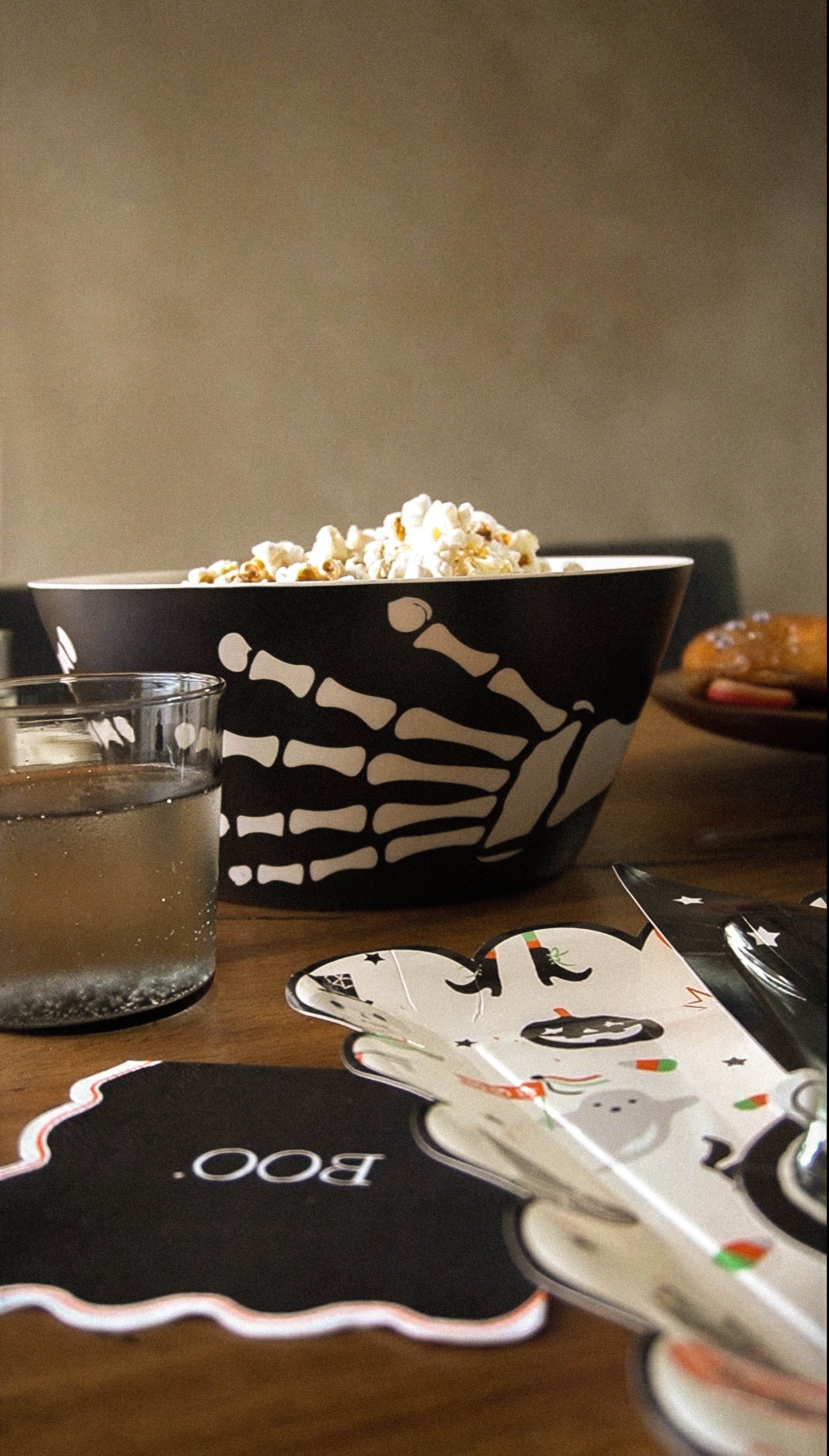 Bowl Esqueleto Bamboo Halloween (1 pza)