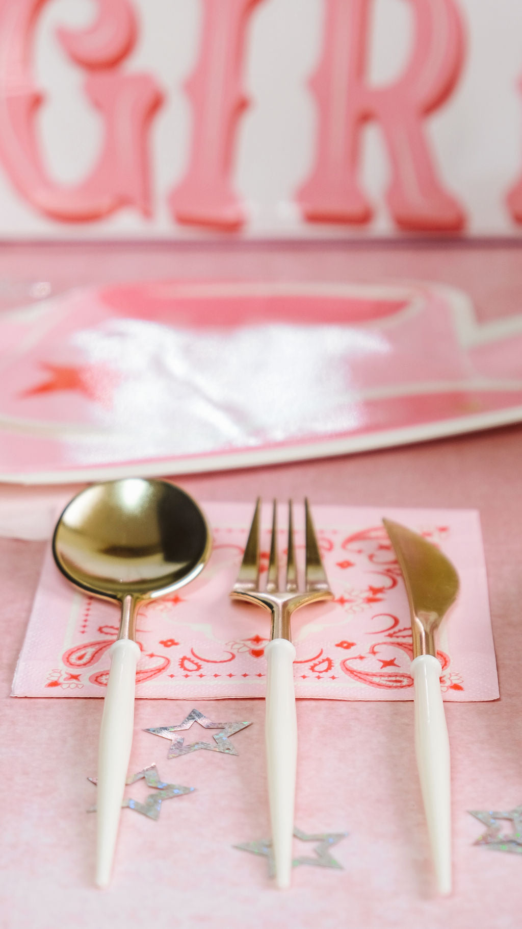 Servilletas Bandada Cowgirl  Rosa (8 pzas)