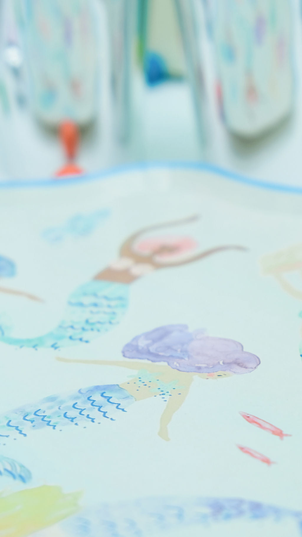 Platos Fiesta Sirenas  (8 pzas)