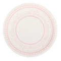Plato Floral Rosa