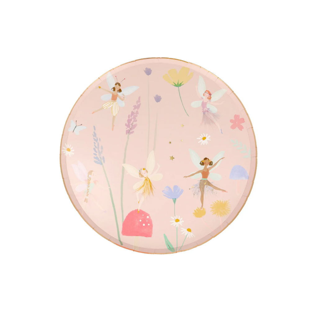 Plato de Postre  Fiesta de Hadas (8pzas)