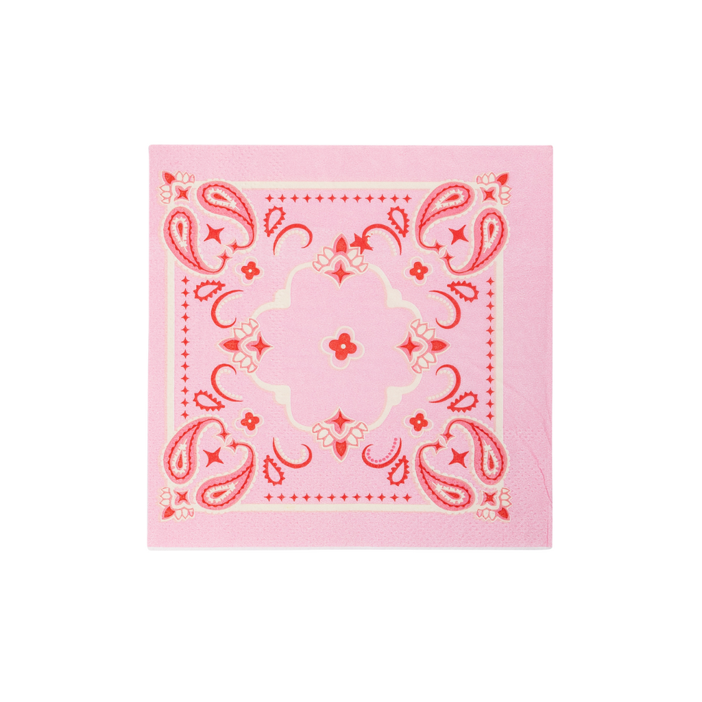 Servilletas Bandada Cowgirl  Rosa (8 pzas)