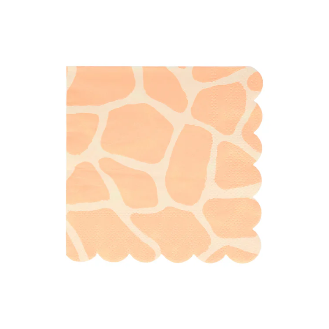 SERVILLETA SAFARRI PRINT DE JIRAFA