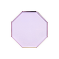 Plato Octagonal Lila Chico