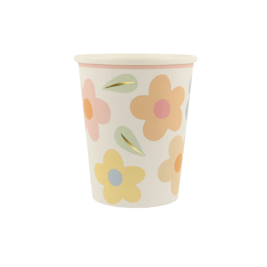 Vasos Flower Pop  (8 pzas)