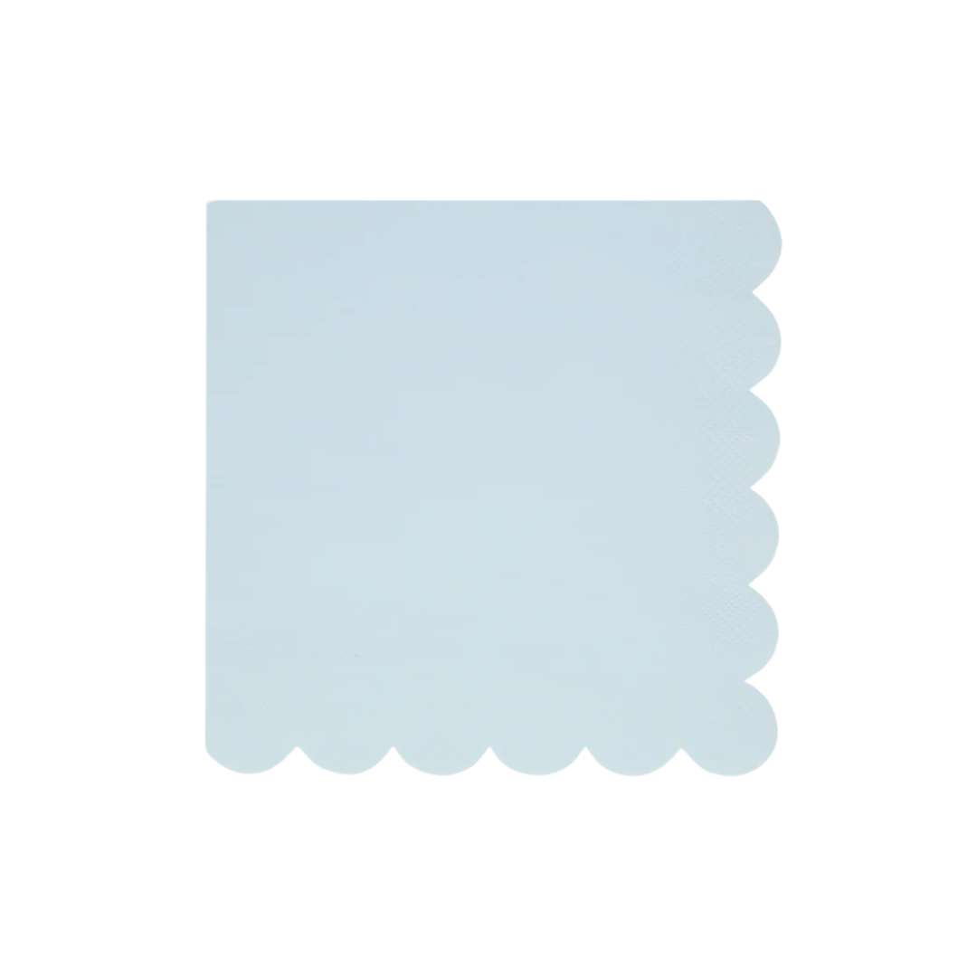 Servilletas de Cóctel Azul Cielo (16 pzas)