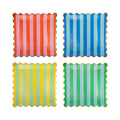 Plato Rayas Coloridas