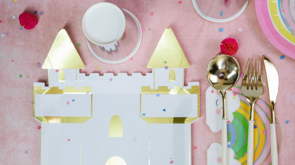 Platos Castillo Fiesta de Princesas  ( 8pzas )