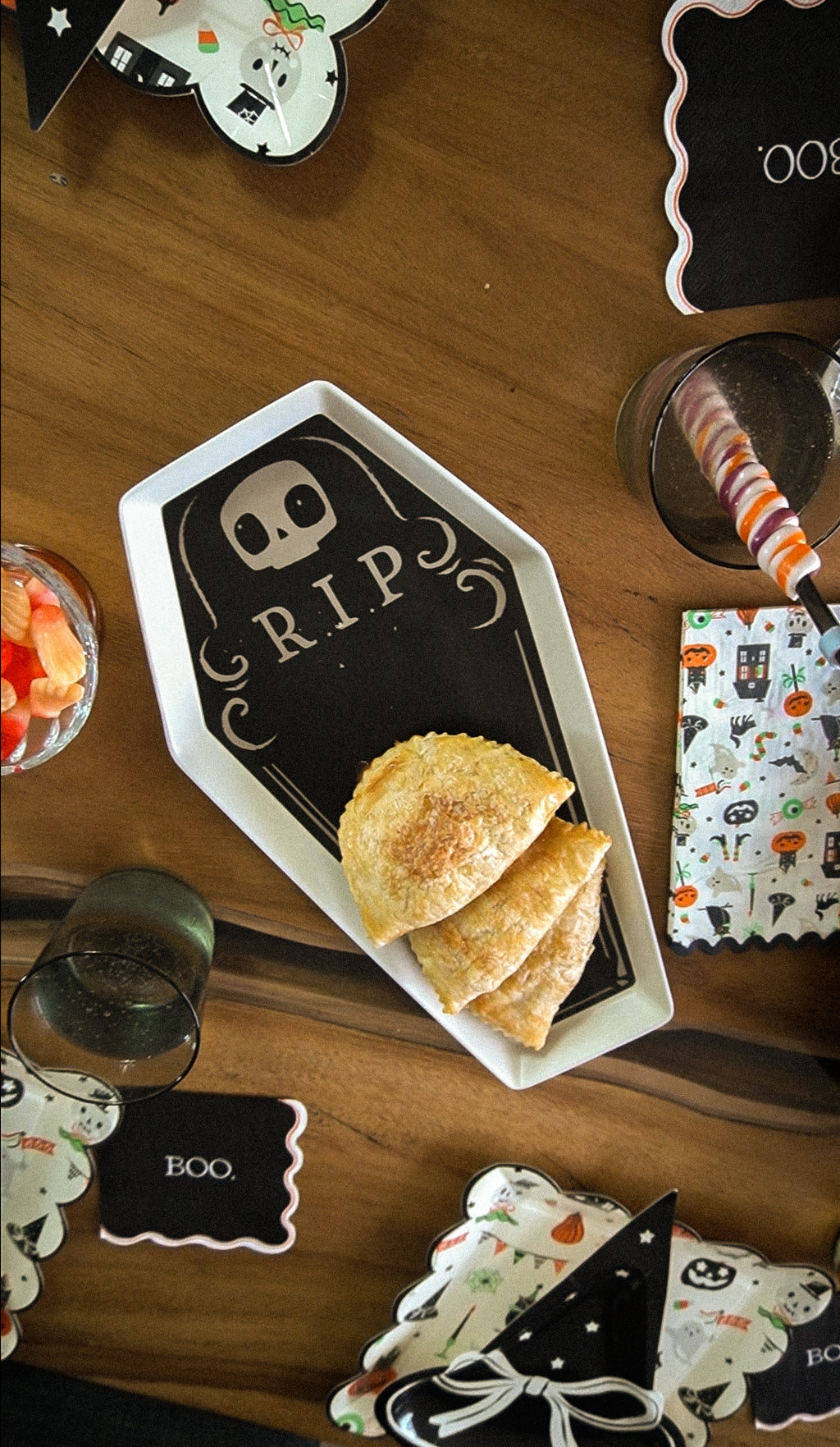 Bandeja Halloween RIP Bamboo (1 pza)