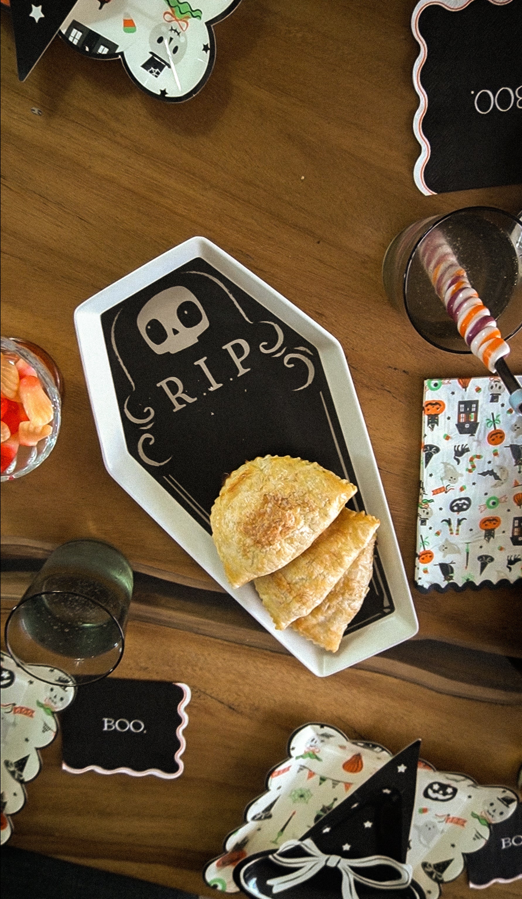 Bandeja Halloween RIP Bamboo (1 pza)