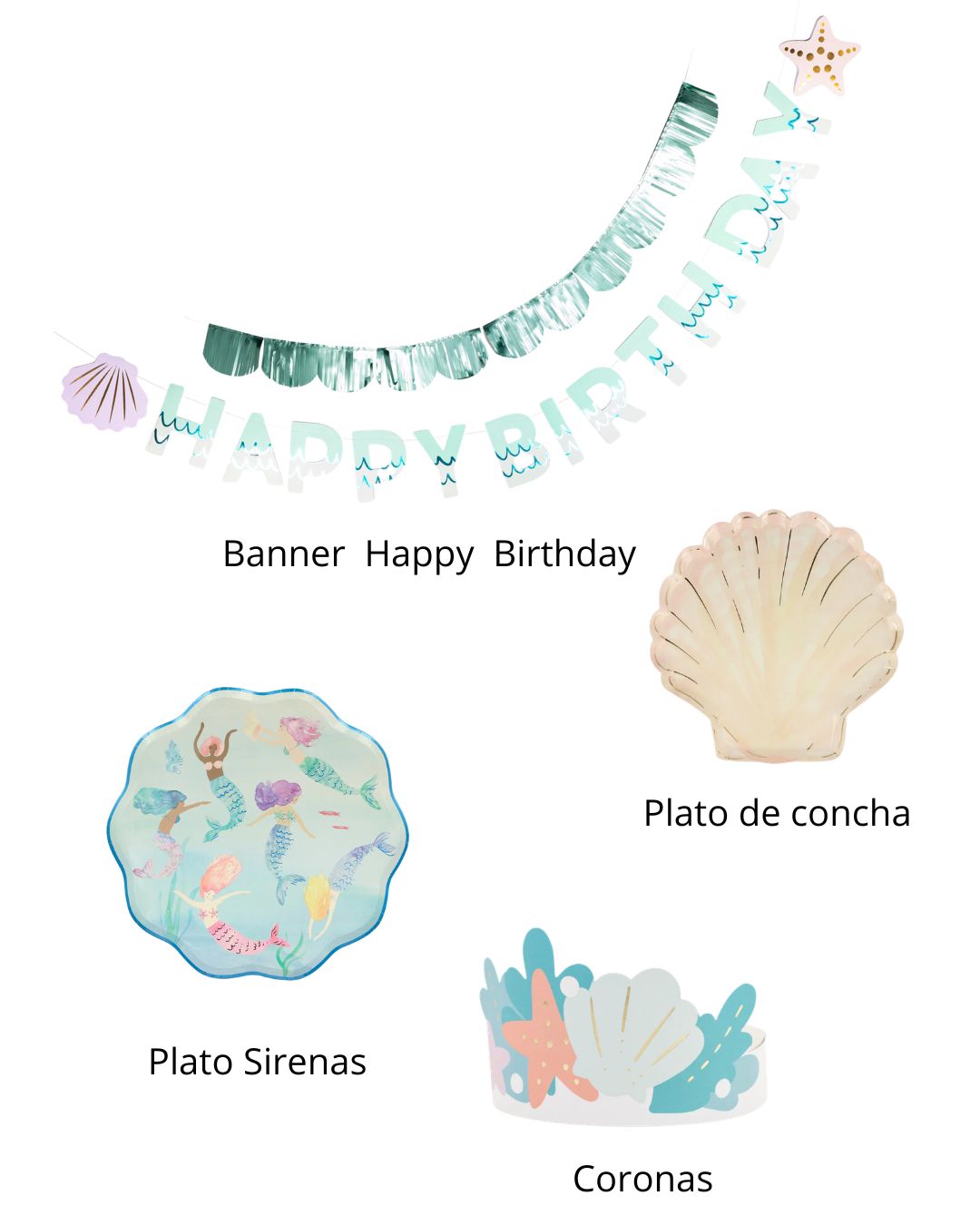 Kit Sirenas Party