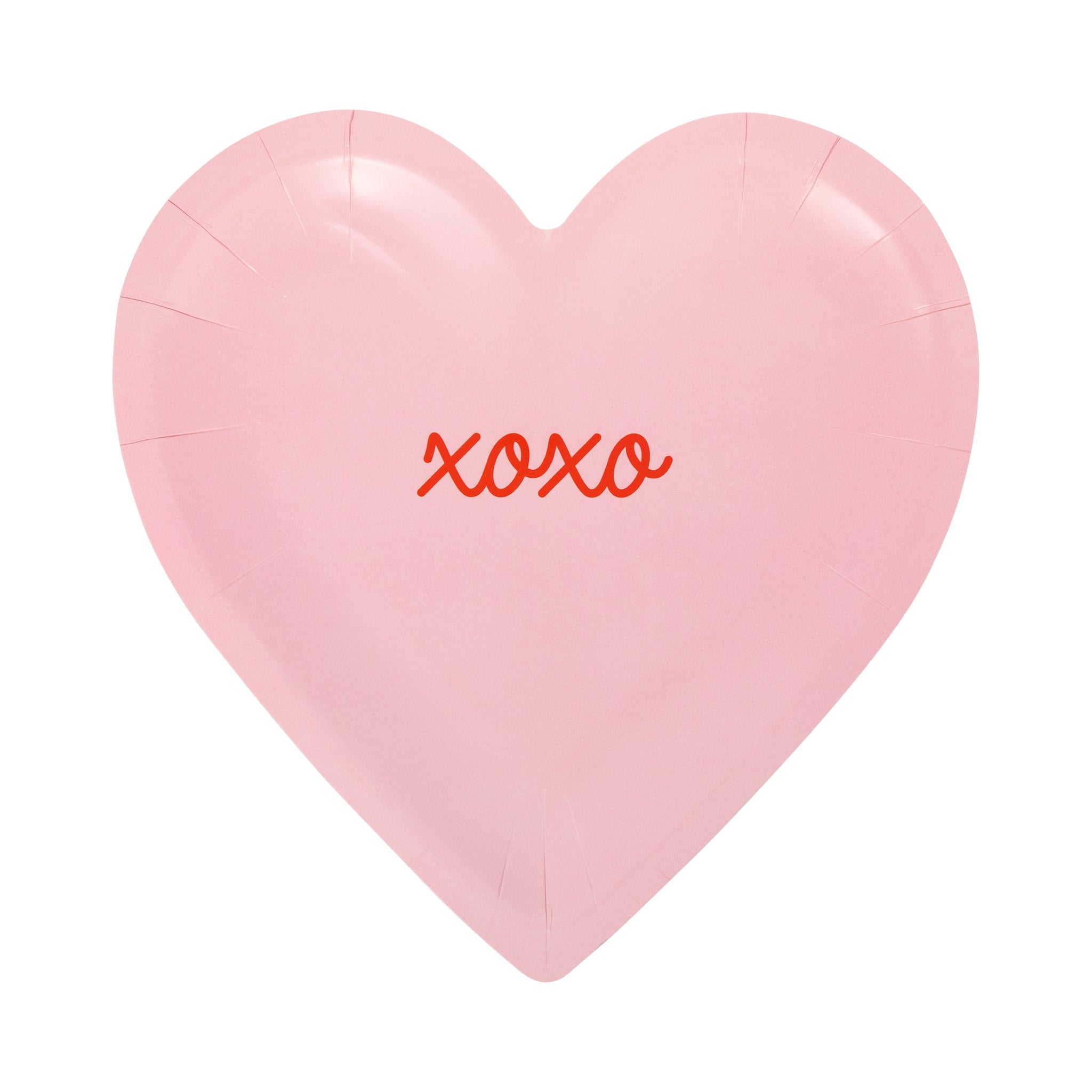 Set de Platos con forma de corazón