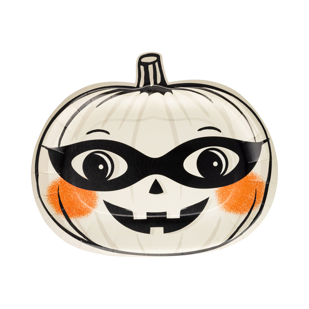 Platos Calabazas Embrujadas (9 pzas)