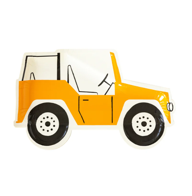 Plato en forma de "Jeep" Safari Party