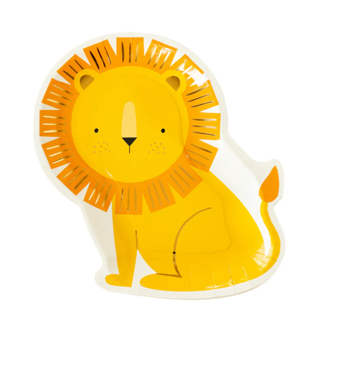 Plato en forma de León Safari Party